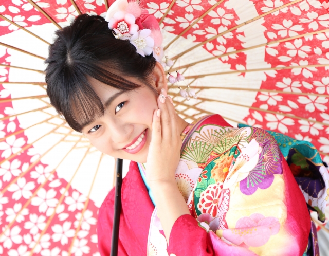 振袖写真を自然に可愛く残す